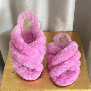Scuffita Genuine Shearling Slide Slipper (Women)